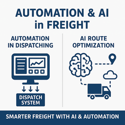 Automation and AI in freight dispatching and route optimization