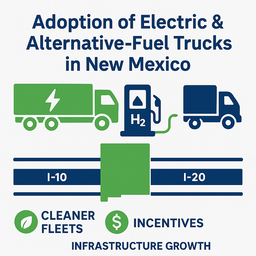 Adoption of electric and alternative-fuel trucks in New Mexico