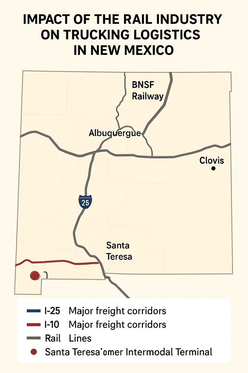 Impact of the Rail Industry on Trucking Logistics in New Mexico