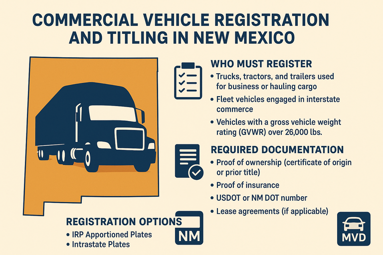 Commercial Vehicle Registration and Titling in New Mexico