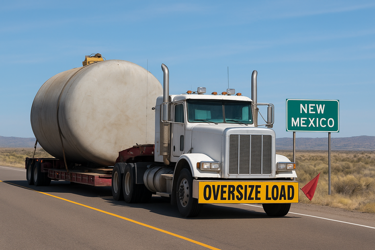 Permits and oversize overweight load requirements in New Mexico