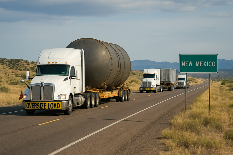 Permitted Routes and Travel Time Restrictions for Oversize Vehicles