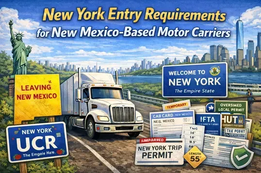 New York  Permits for New Mexico-Based Motor Carriers
