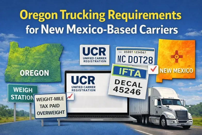 Oregon Trucking  Permits for New Mexico-Based Carriers