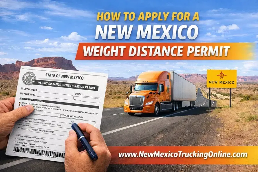New Mexico Weight Distance Permit