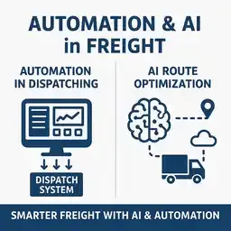 Automation and AI in freight dispatching and route optimization