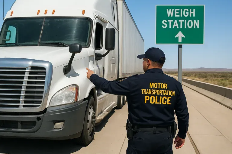 The role of the Motor Transportation Police Division in trucking oversight