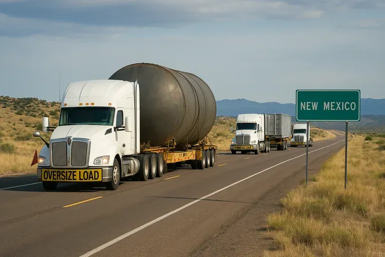 Permitted Routes and Travel Time Restrictions for Oversize Vehicles