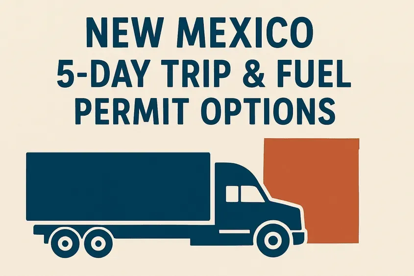 New Mexico 5 Day Trip  and Fuel Permit