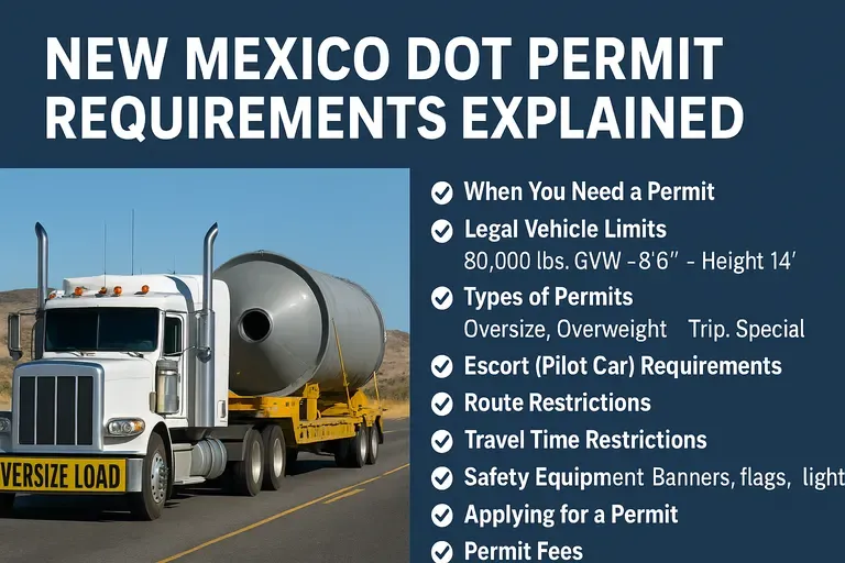 New Mexico DOT Permit