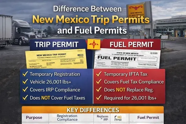New Mexico Trip Permits and Fuel Permits