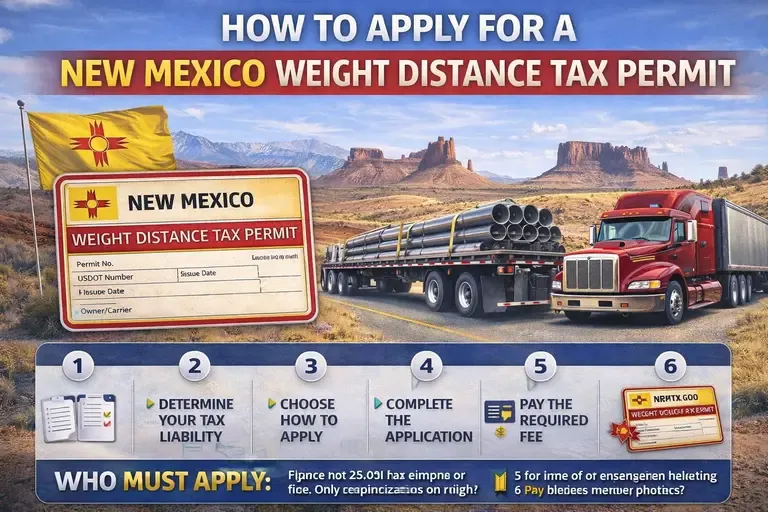 New Mexico Weight Distance Tax Permit