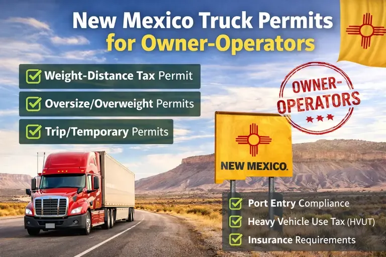 New Mexico Truck Permits for Owner-Operators
