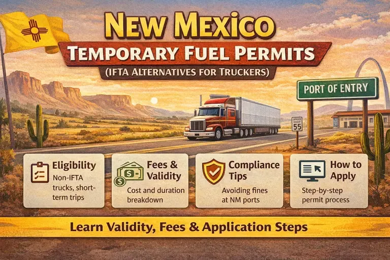 New Mexico Temporary Fuel Permits (IFTA Alternatives)