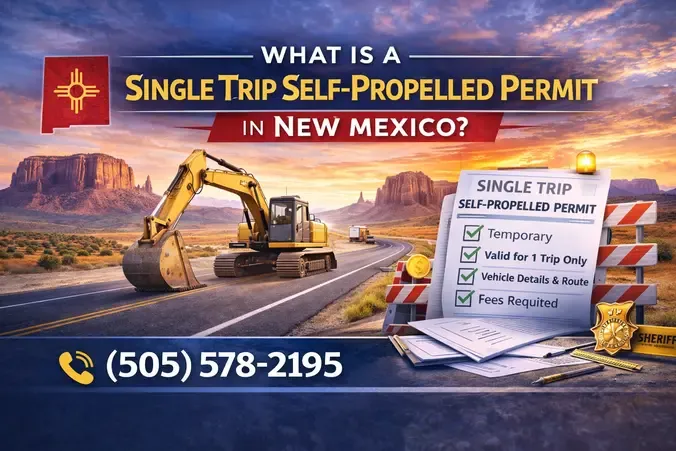 What Is A Single Trip Self-Propelled Permit In New Mexico?