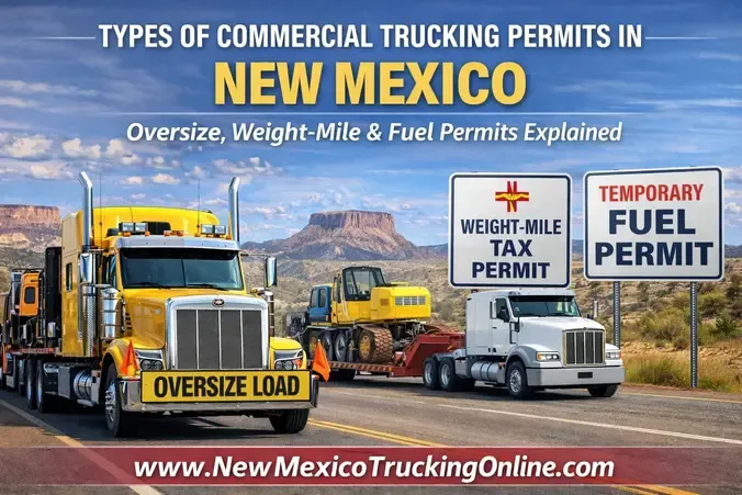 Types of Commercial Trucking Permits in New Mexico