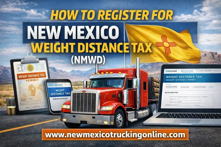 How to Register for New Mexico Weight Distance Tax ( NMWD )