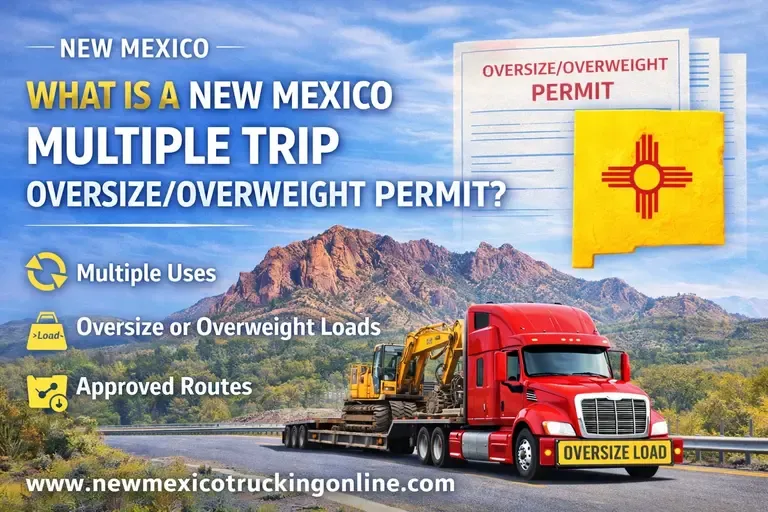 What Is a New Mexico Multiple Trip Oversize/Overweight Permit?
