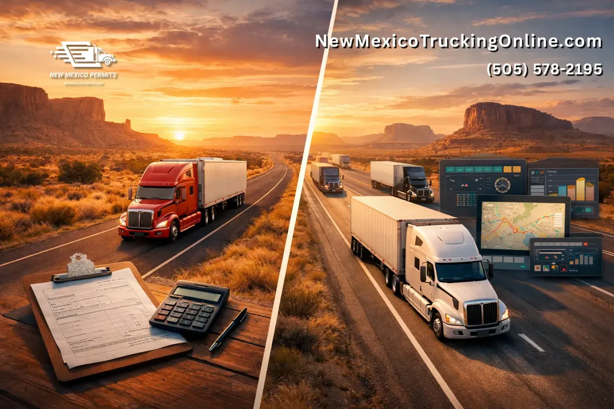 New Mexico highway trucks WDT vs trip permit