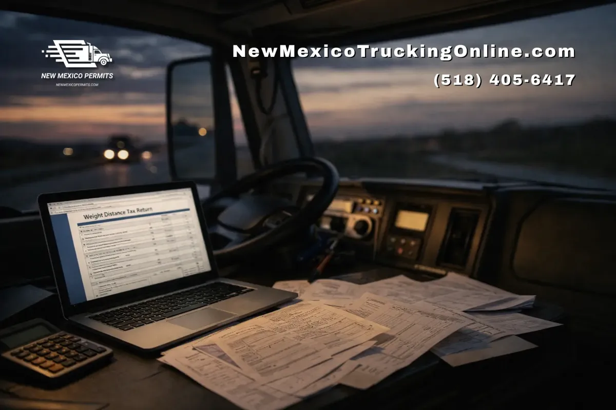 Late WDT filing New Mexico truck