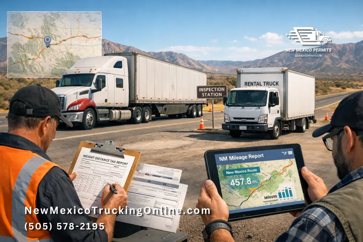 New Mexico Weight Distance Tax check