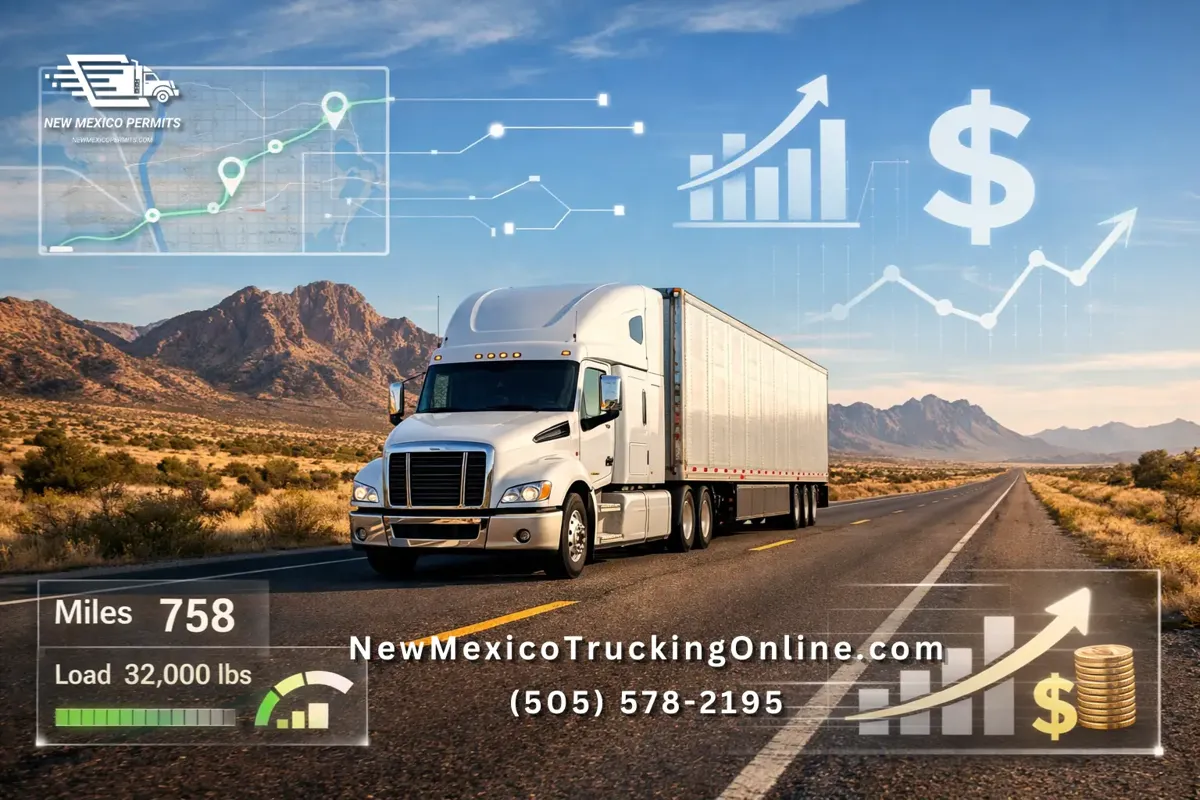 New Mexico weight distance tax truck