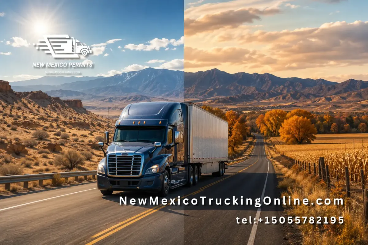 NM weight distance tax truck route