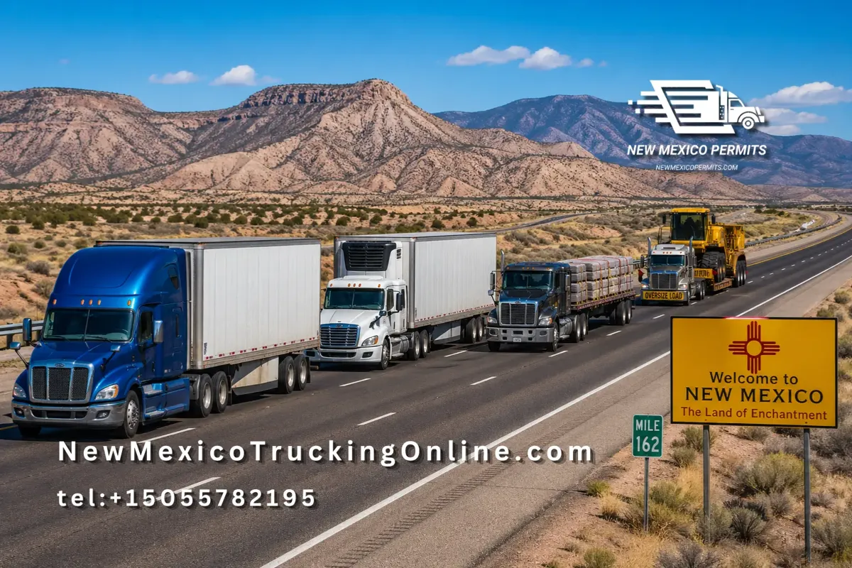 New Mexico weight distance trucks