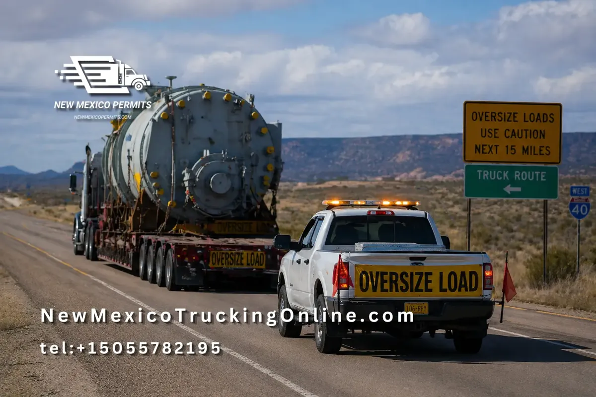 oversize permit truck NM highway