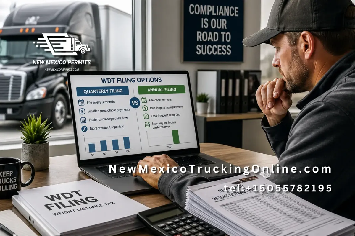 WDT filing options trucking companies