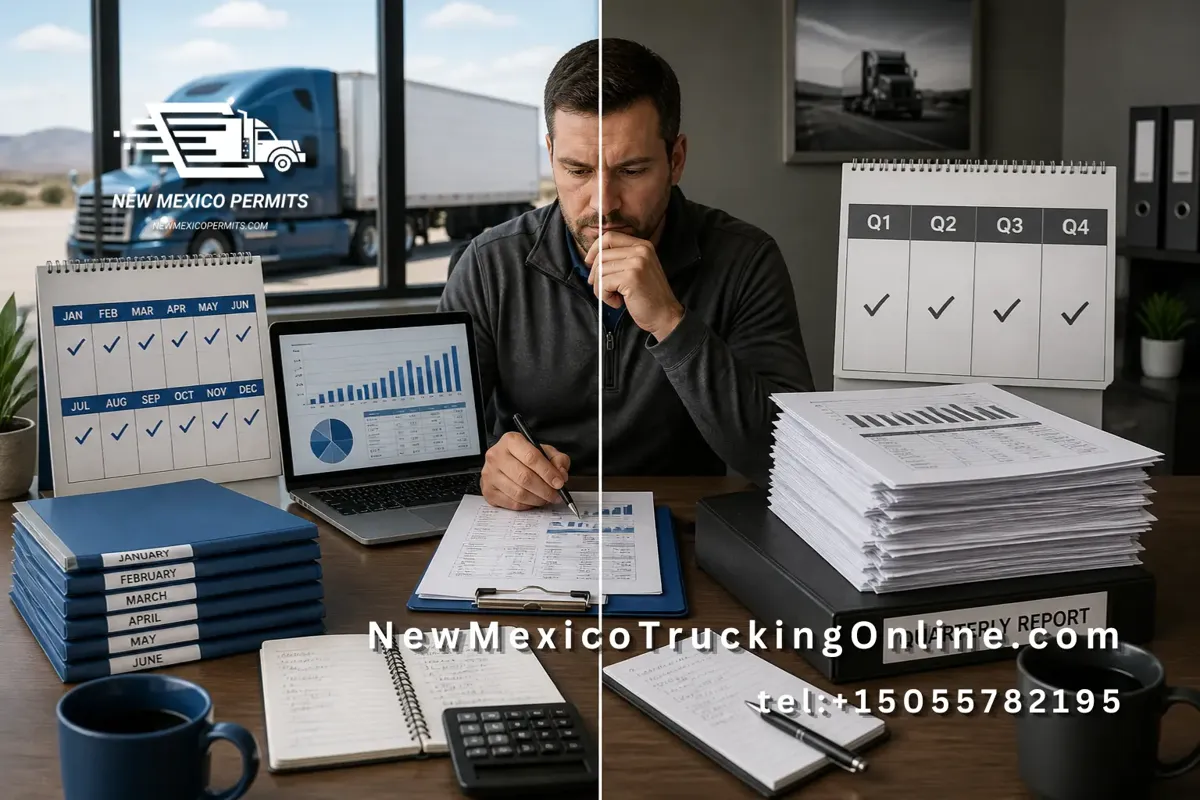 NMWDT filing monthly vs quarterly