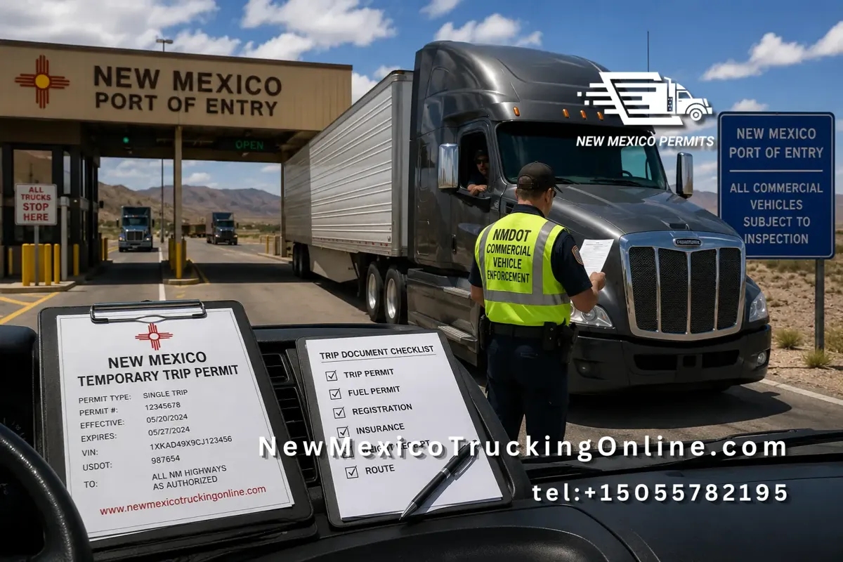 New Mexico trip permit inspection