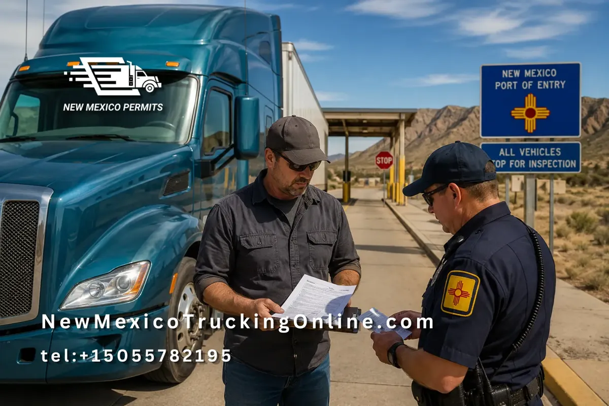 New Mexico fuel permit truck