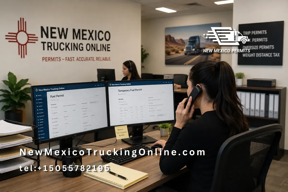 New Mexico fuel permit correction