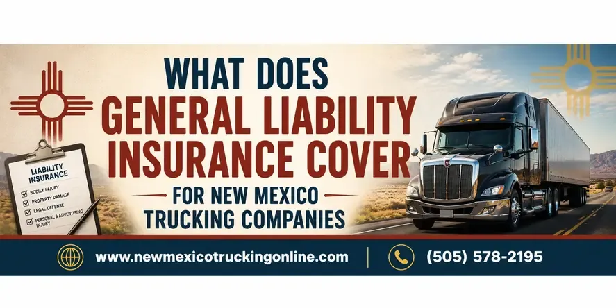 What Does General Liability Insurance Cover for New Mexico Trucking Companies