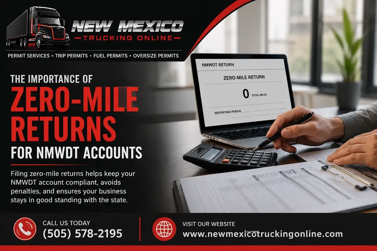 NMWDT zero-mile return filing