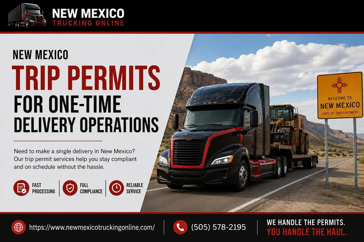 New Mexico trip permit delivery