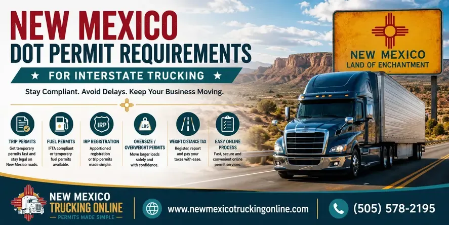 New Mexico DOT Permit Requirements for Interstate Trucking