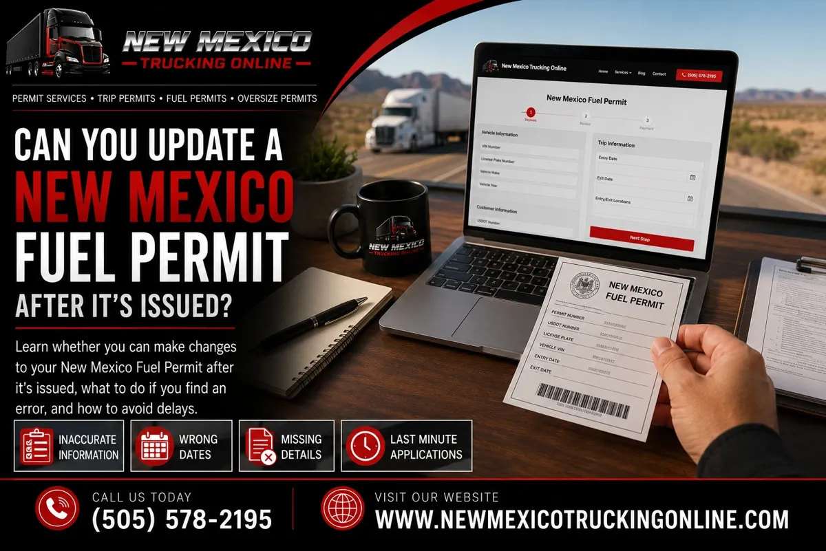 New Mexico Fuel Permit Update