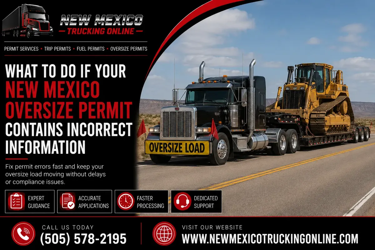 New Mexico Oversize Permit