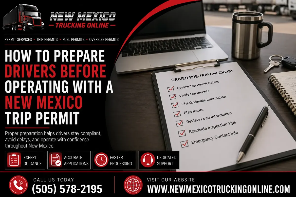 New Mexico Trip Permit