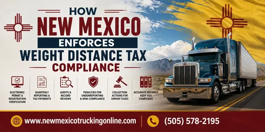 How New Mexico Enforces Weight Distance Tax Compliance