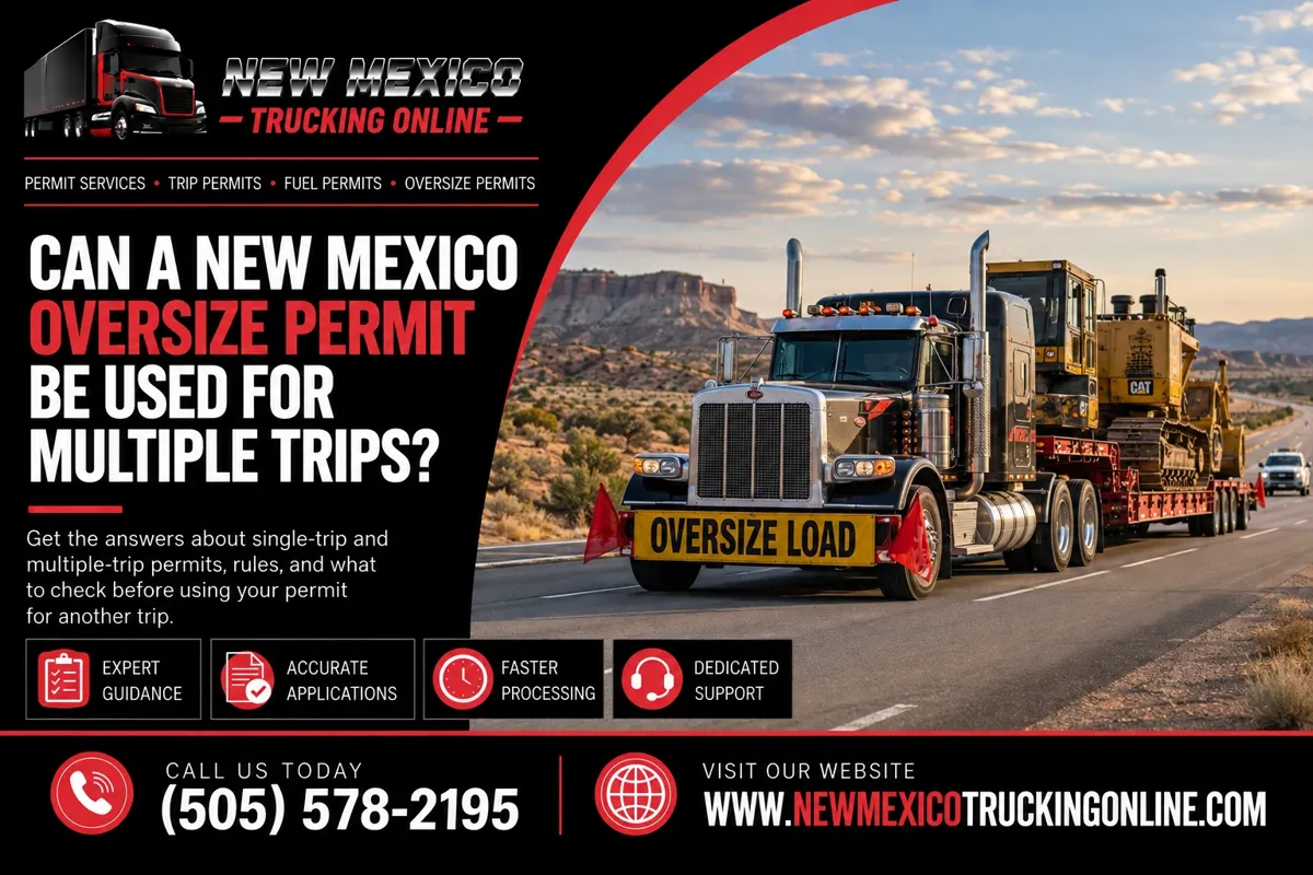 New Mexico Oversize Permit Trips
