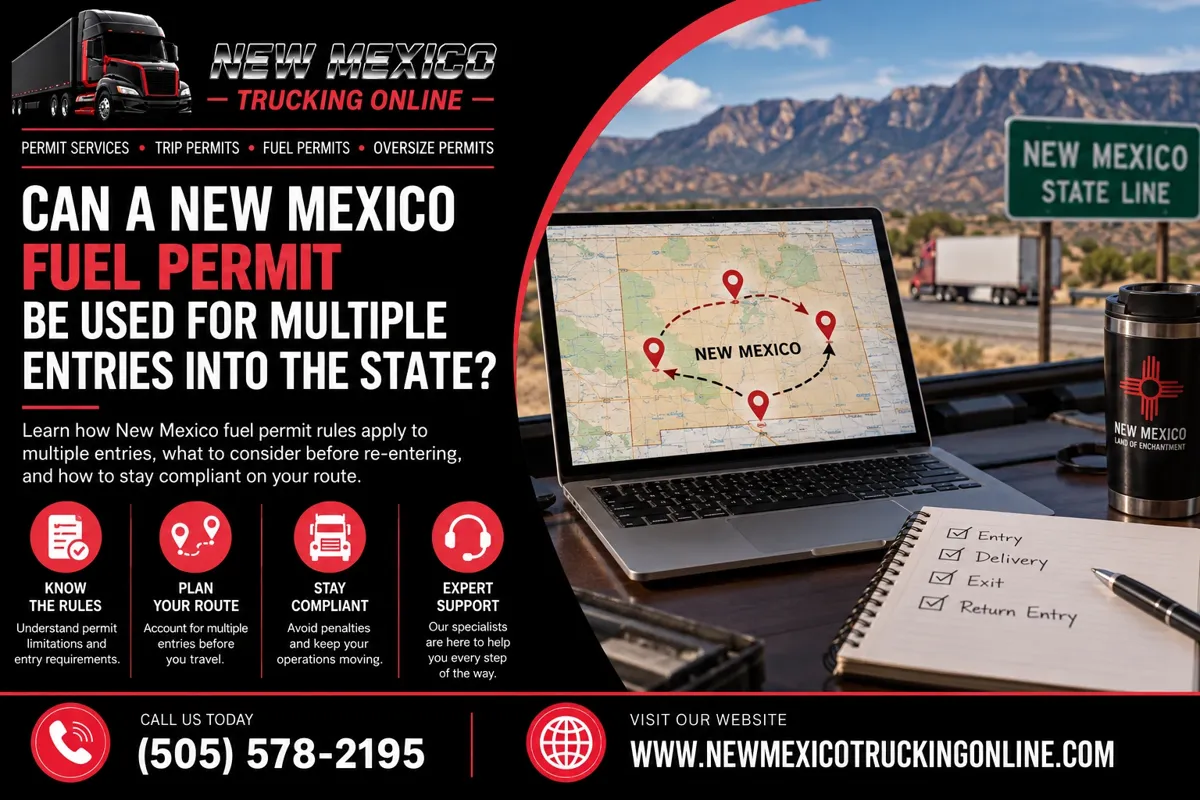 New Mexico Fuel Permit Entries