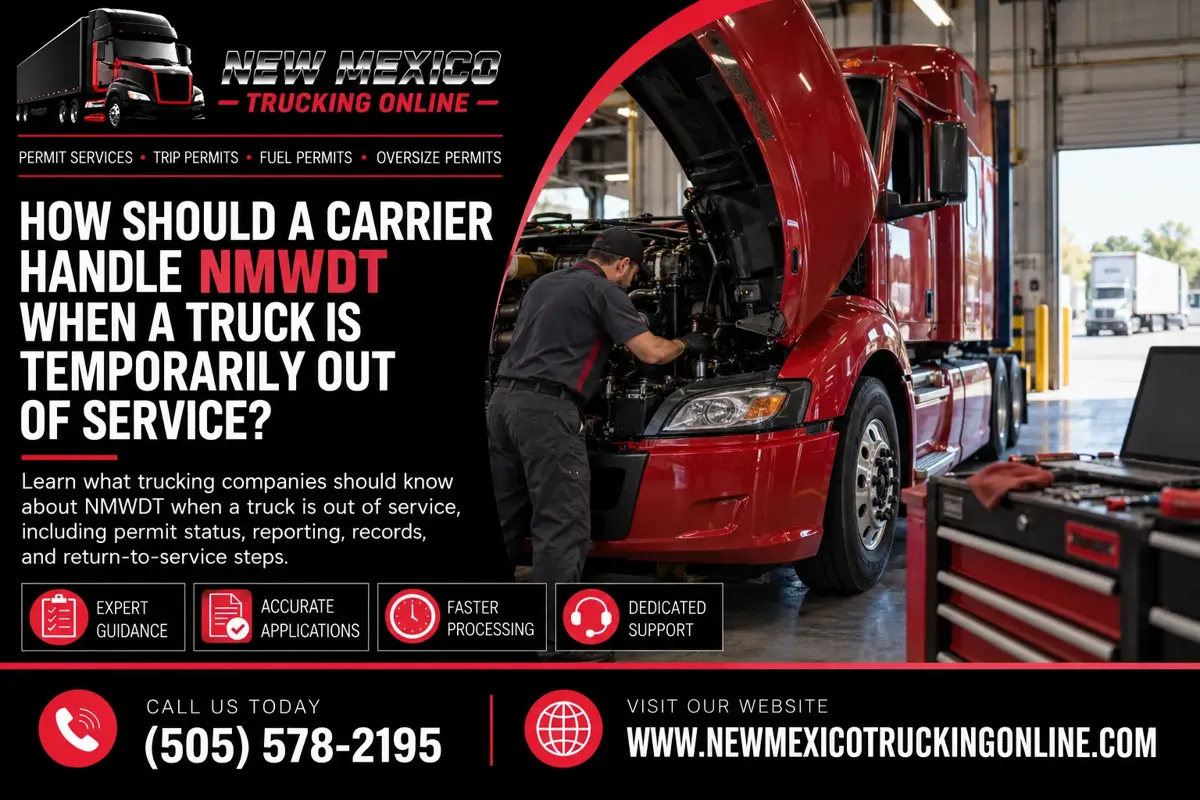 NMWDT Out Of Service Truck
