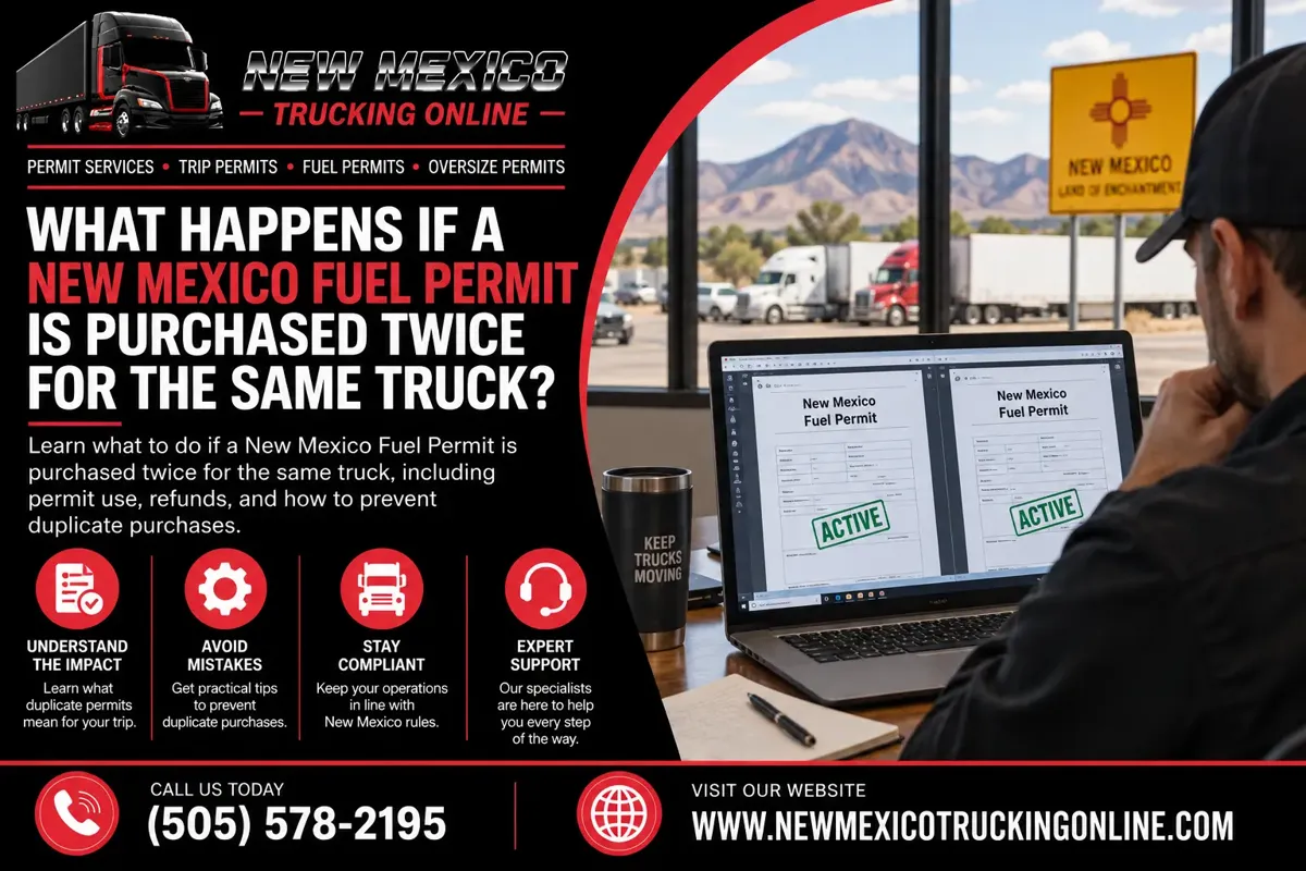 New Mexico Fuel Permit Duplicate Purchase