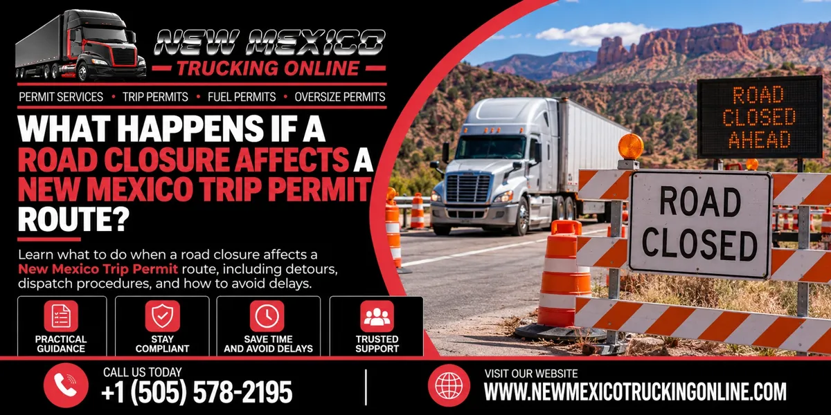 New Mexico Trip Permit road closure