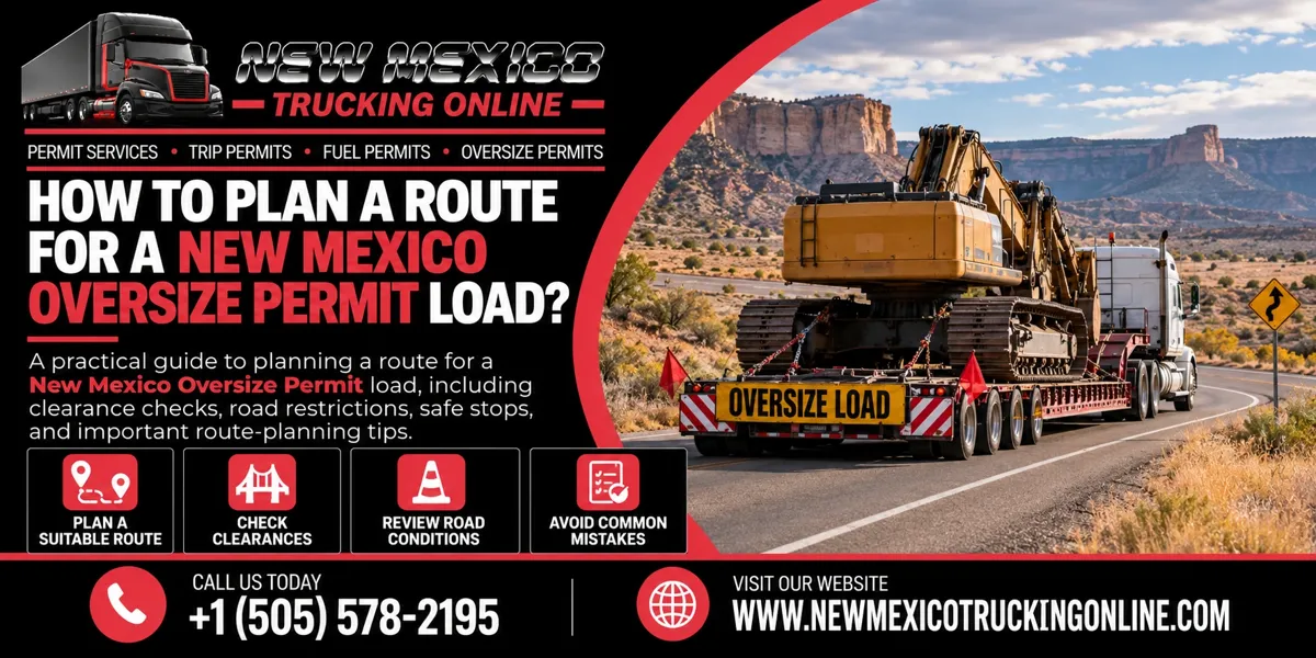 New Mexico Oversize Permit route planning